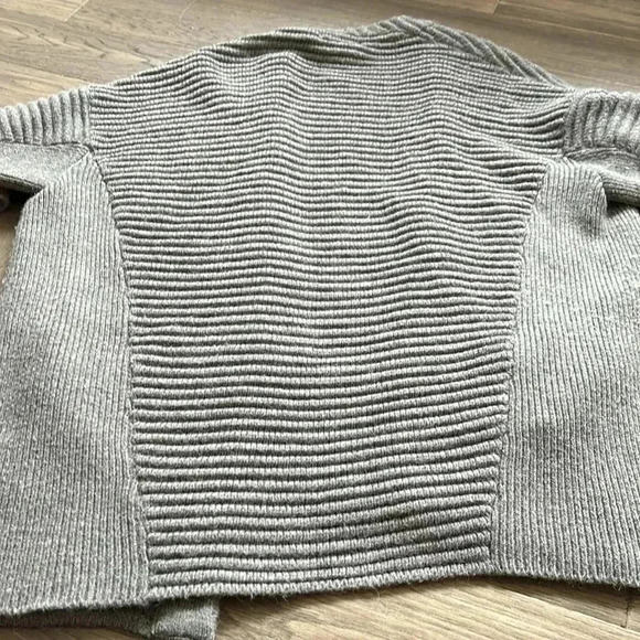 🔥Kontatto🔥 | Grey  chunky knit long cardigan sweater with wool and alpaca - Picture 12 of 12